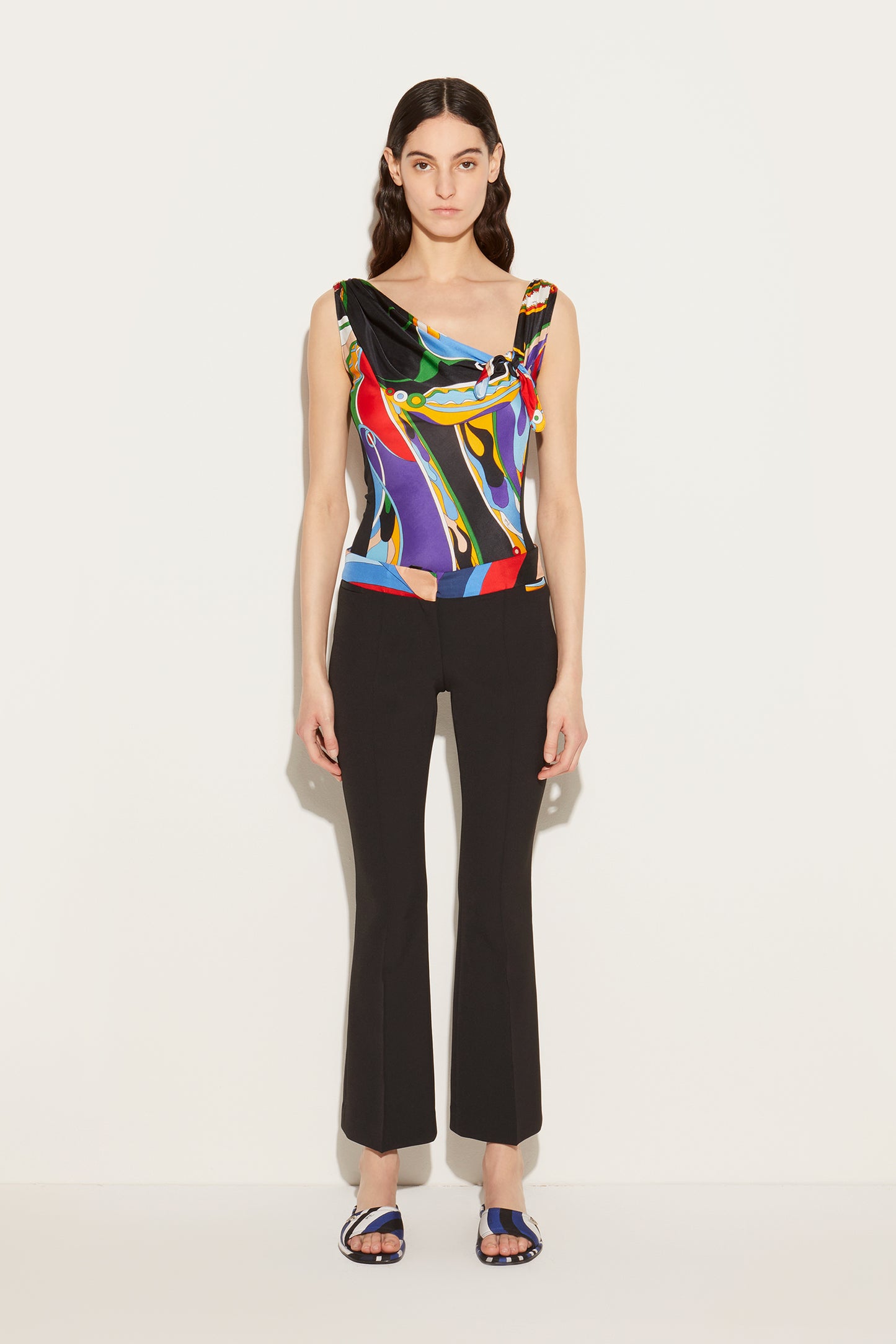 Flared Trousers View 3 - Pucci