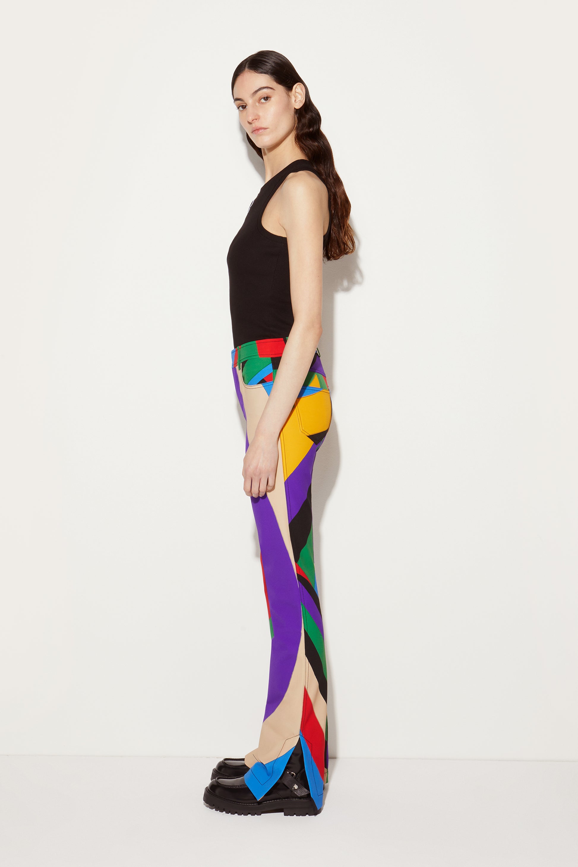 Iride-Print Trousers View 3 - Pucci