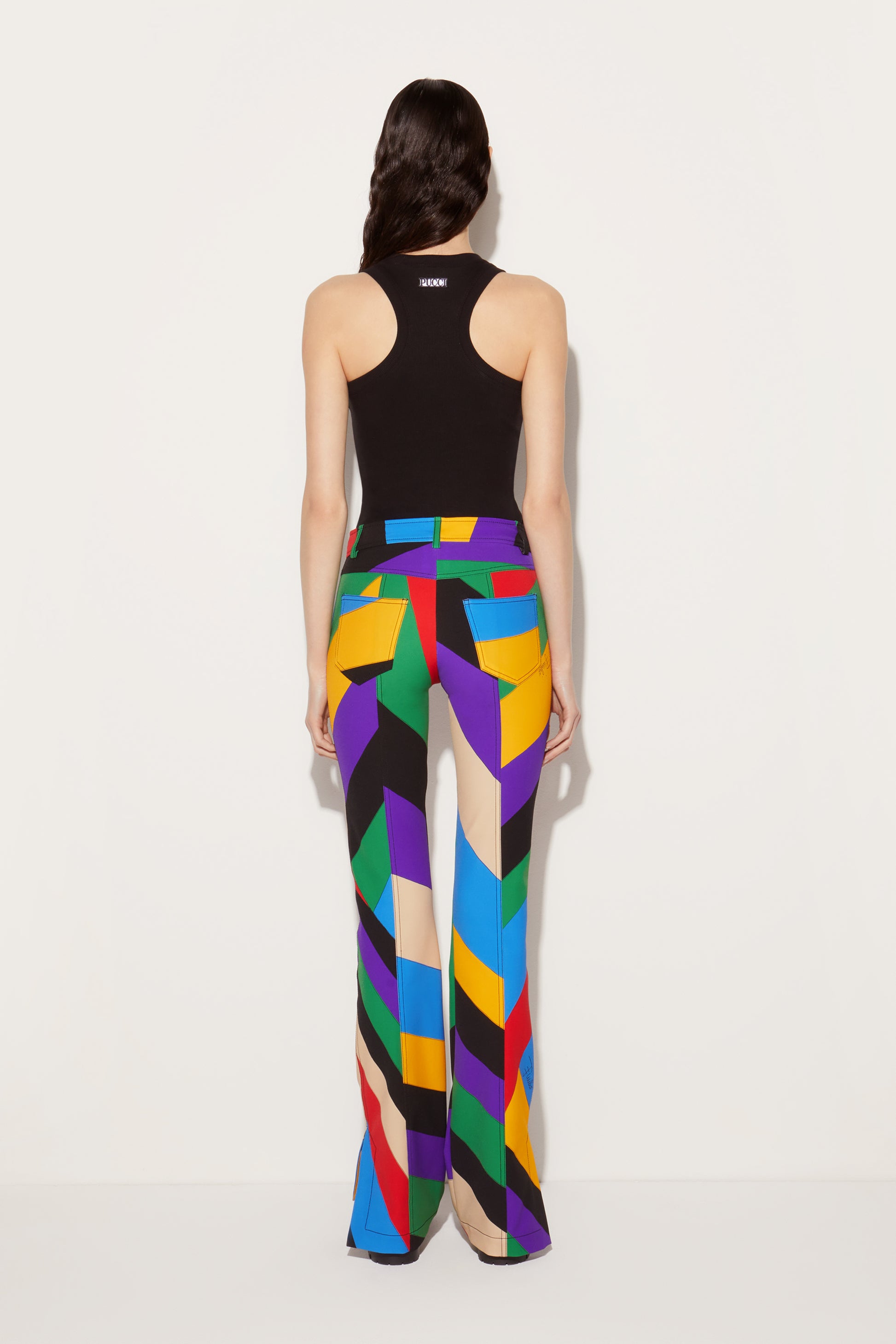 Iride-Print Trousers View 4 - Pucci
