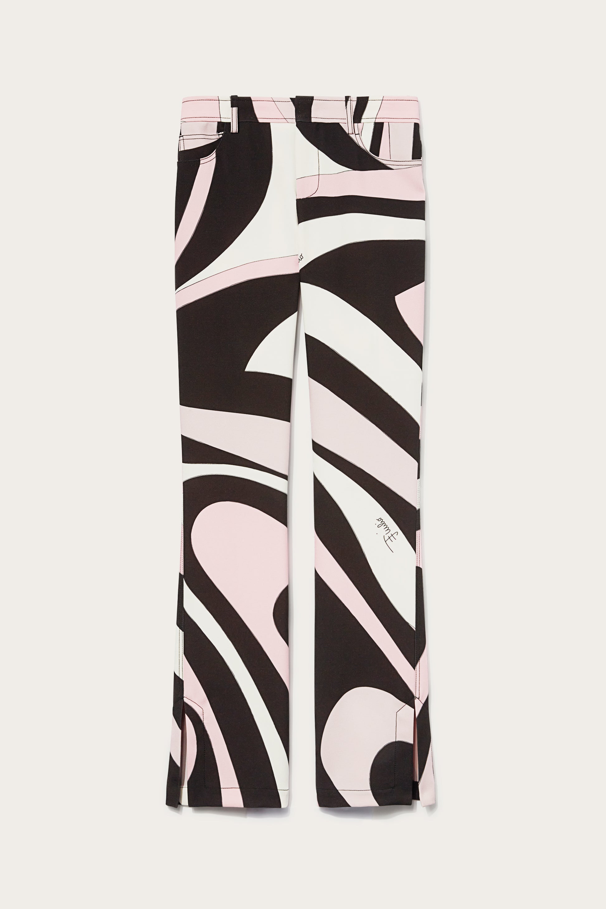 Marmo-Print Trousers View 1 - Pucci