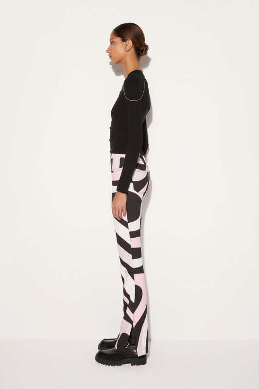 Marmo-Print Trousers View 3 - Pucci