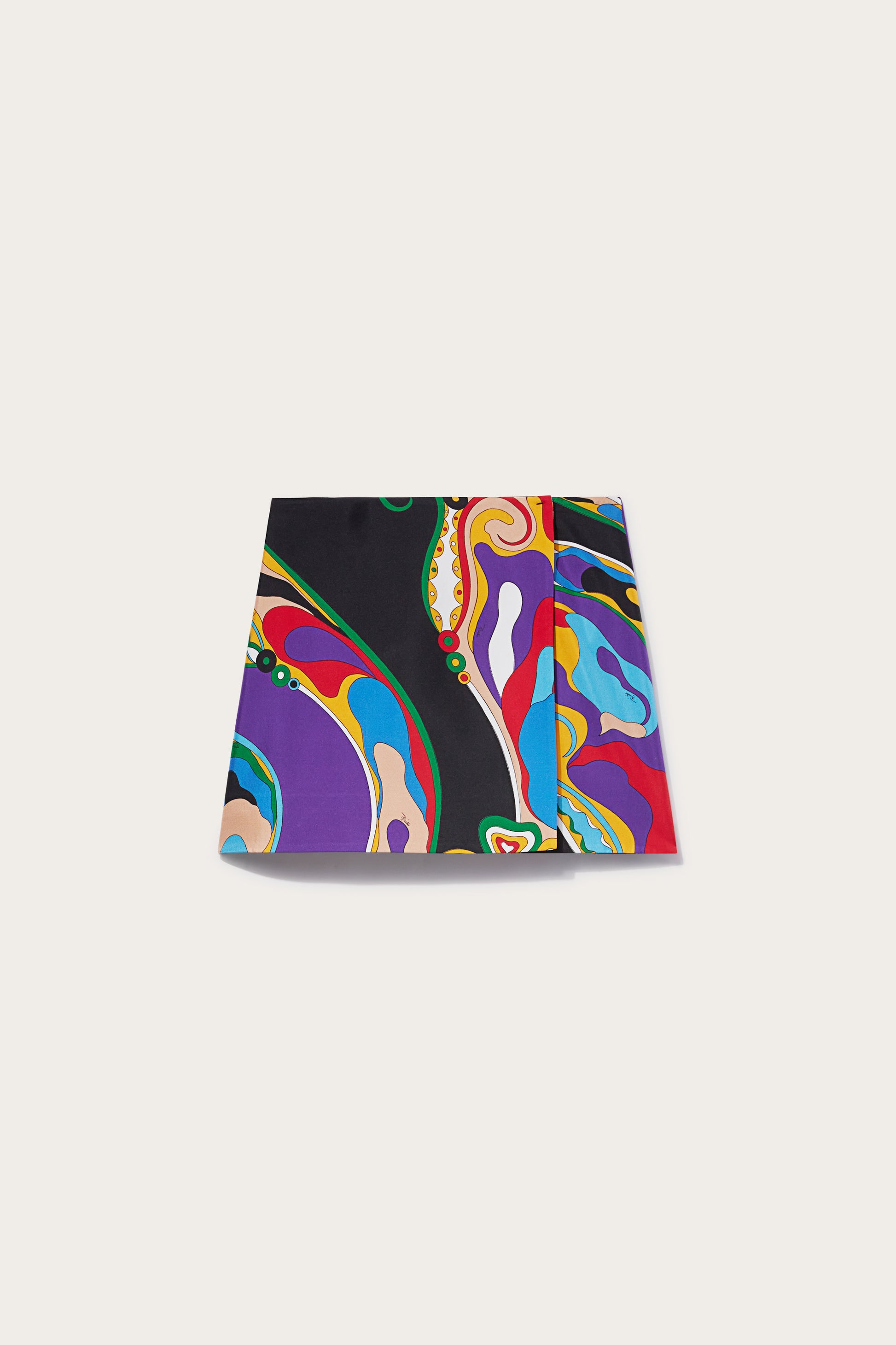 Orchidee-Print Silk-Twill Skirt View 1 - Pucci