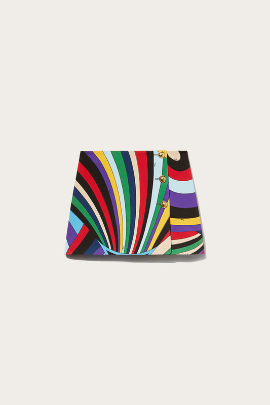 Iride-Print Mini Skirt View 1 - Pucci