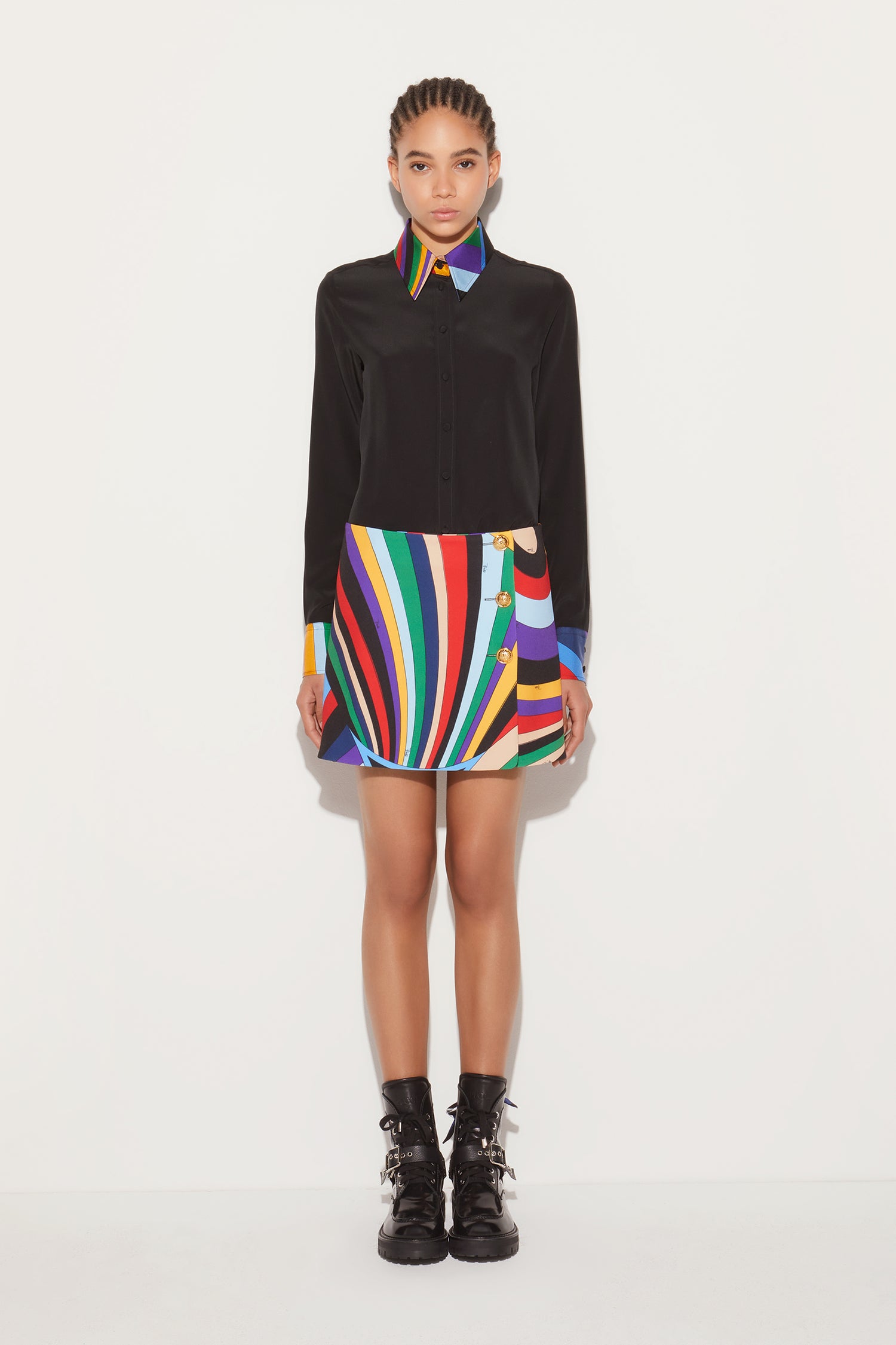 Iride-Print Mini Skirt View 2 - Pucci