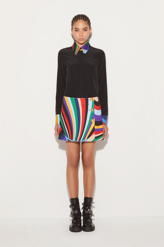 Iride-Print Mini Skirt View 2 - Pucci