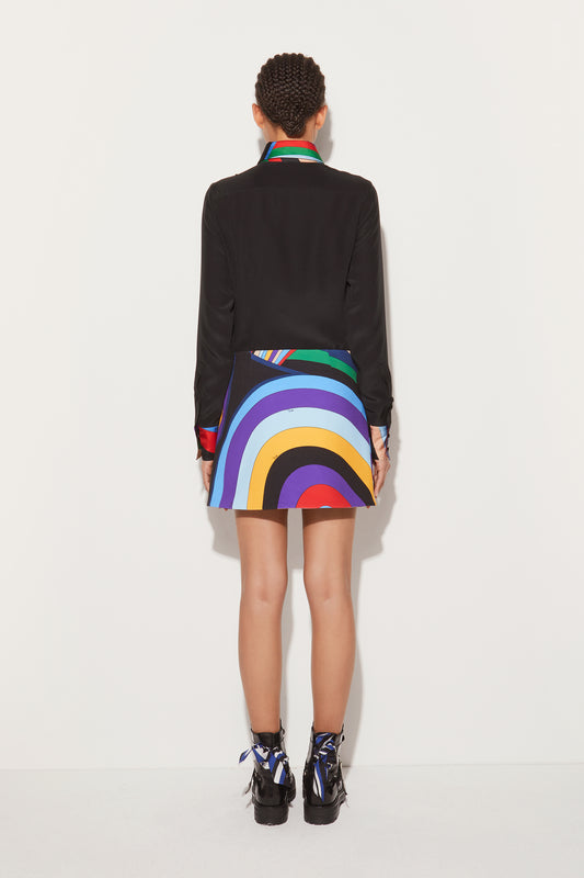 Iride-Print Mini Skirt View 4 - Pucci