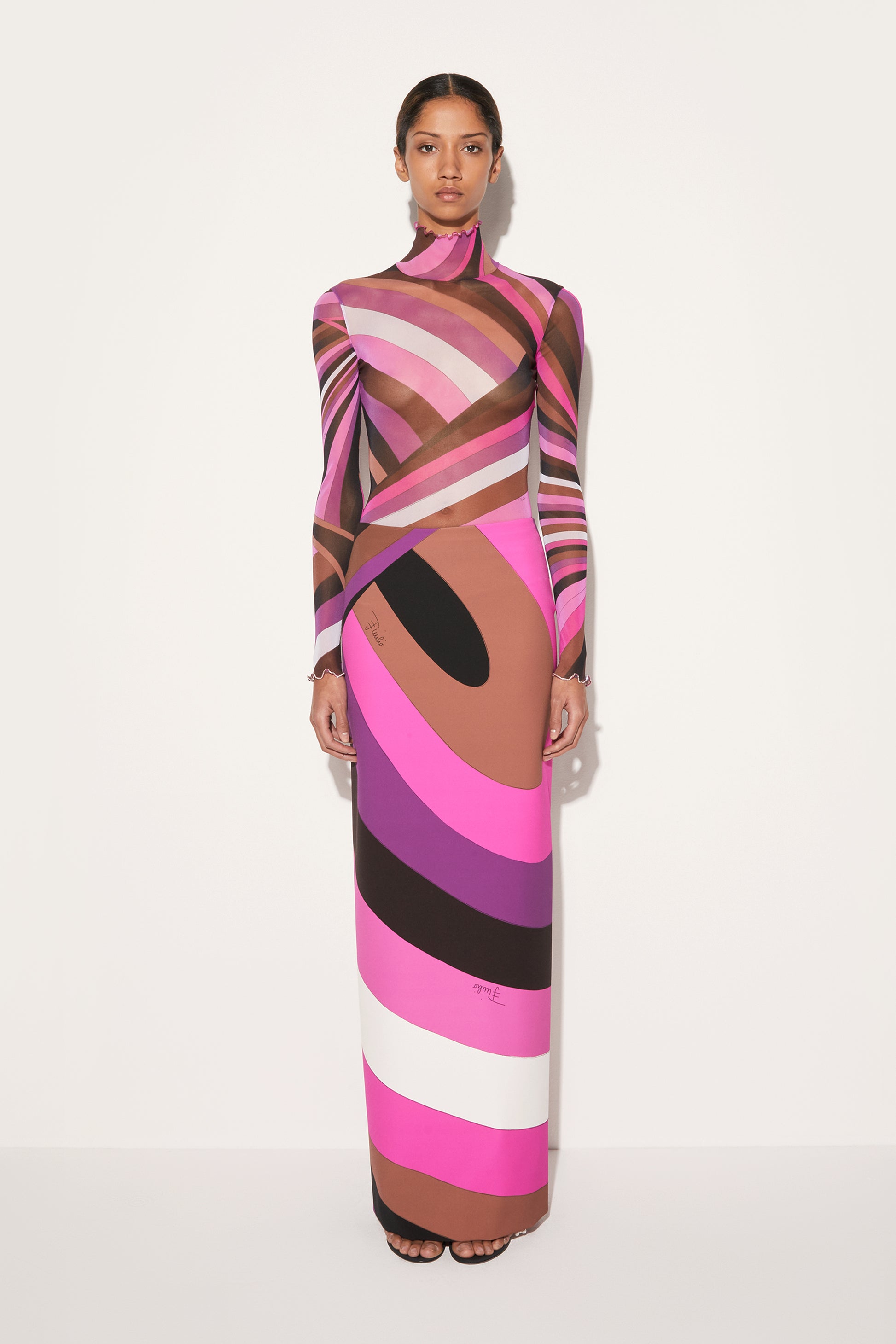 Iride-Print Skirt View 2 - Pucci