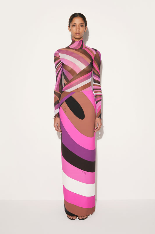 Iride-Print Skirt View 2 - Pucci