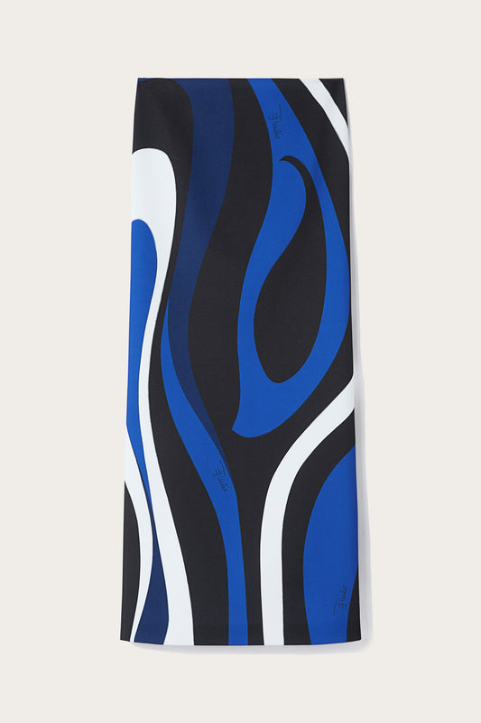 Marmo-Print Long Skirt View 1 - Pucci