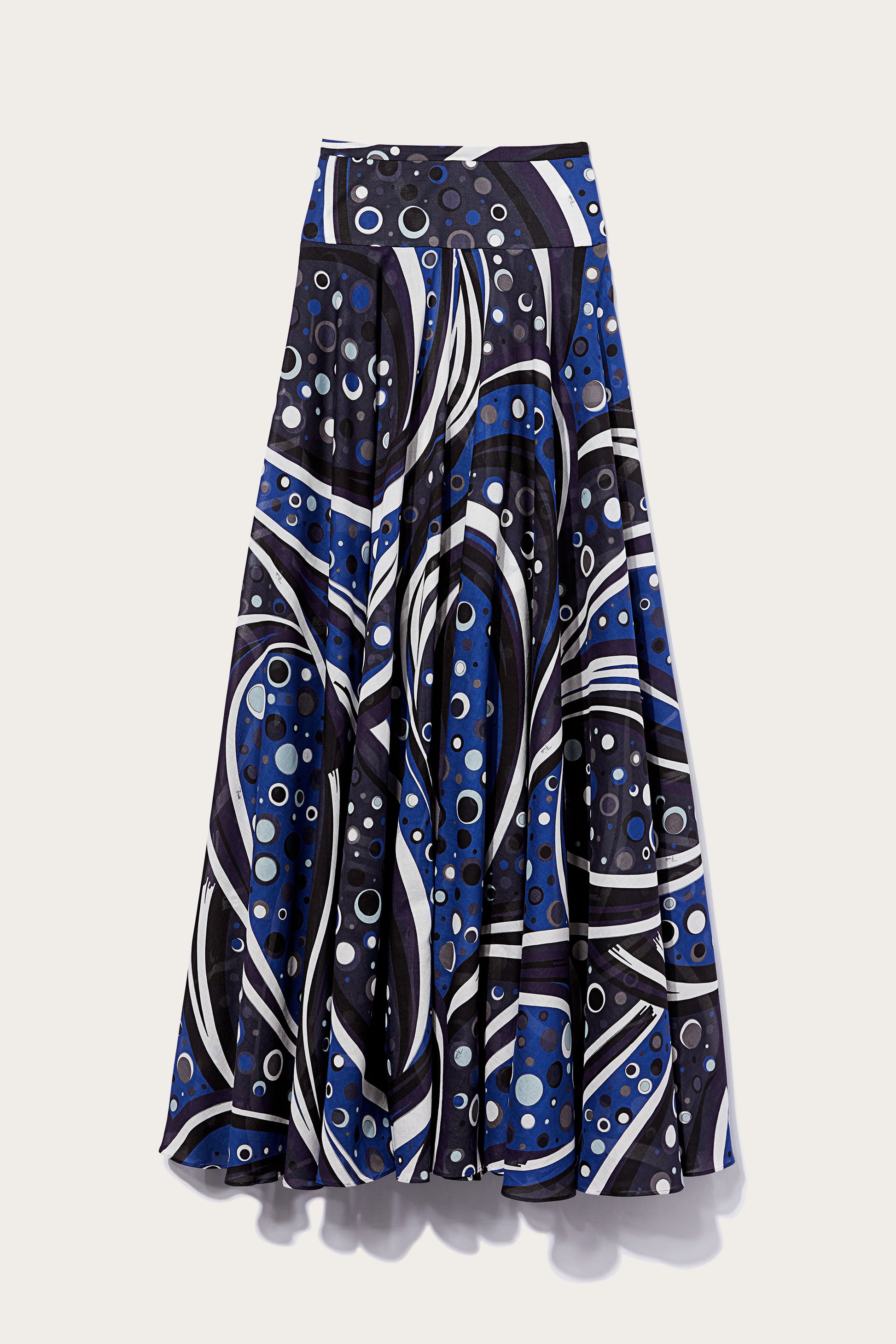 Fontane-Print Cotton Skirt View 1 - Pucci