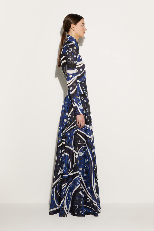 Fontane-Print Cotton Skirt View 3 - Pucci