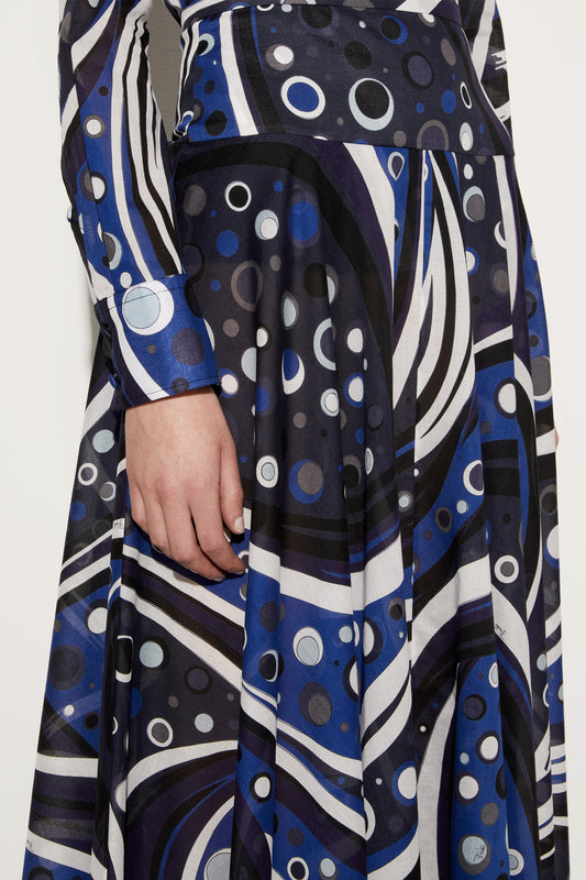 Fontane-Print Cotton Skirt View 5 - Pucci