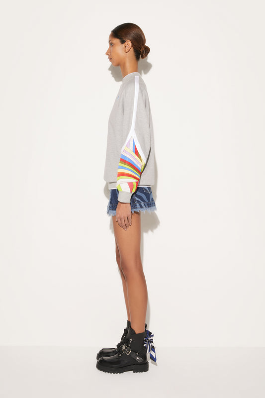 Iride-Print Sweatshirt View 3 - Pucci