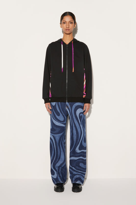 Iride-Print Hoodie View 2 - Pucci