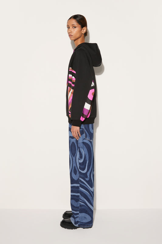 Iride-Print Hoodie View 3 - Pucci
