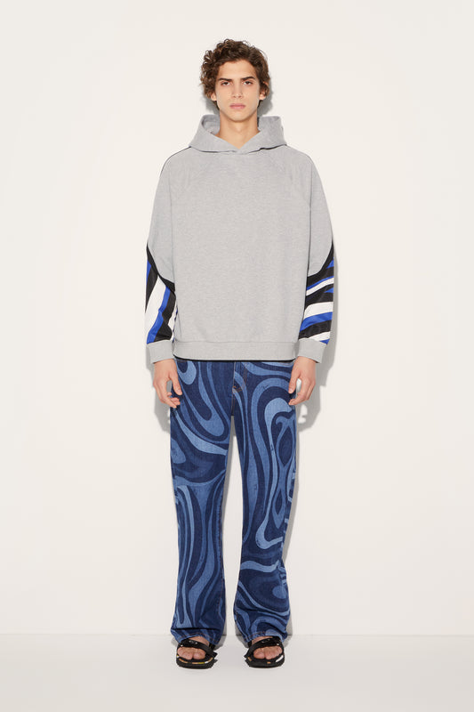 Iride-Print Hoodie View 2 - Pucci