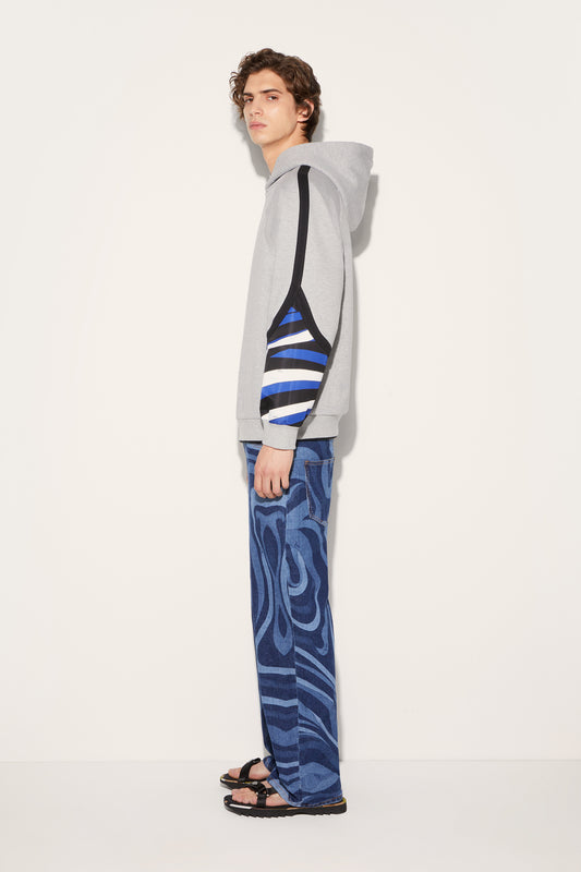 Iride-Print Hoodie View 3 - Pucci