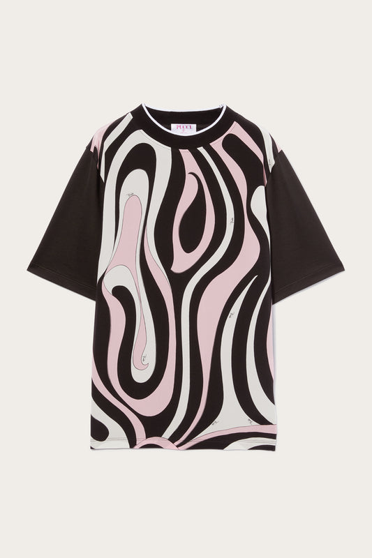 Marmo-Print T-Shirt View 1 - Pucci