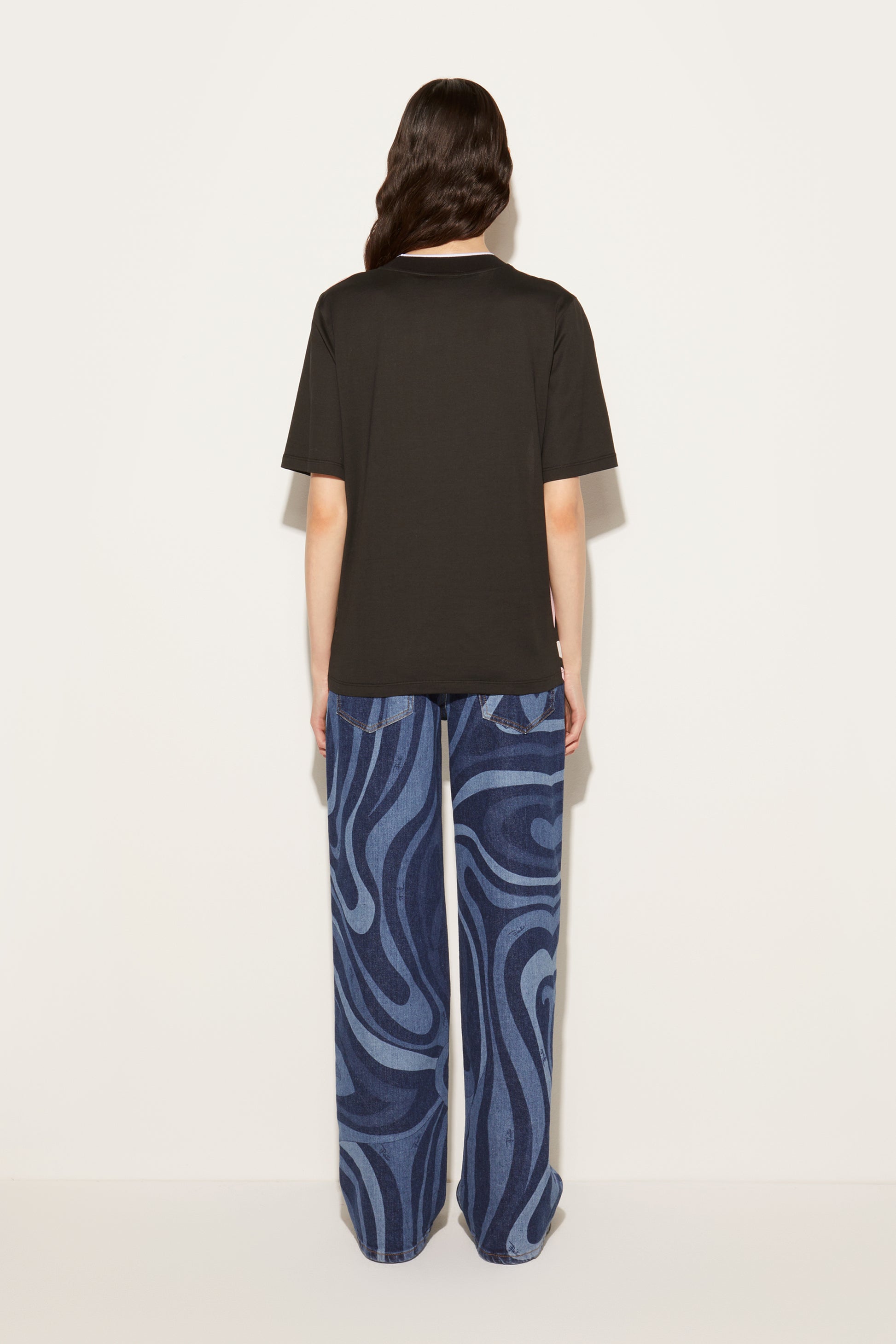 Marmo-Print T-Shirt View 4 - Pucci