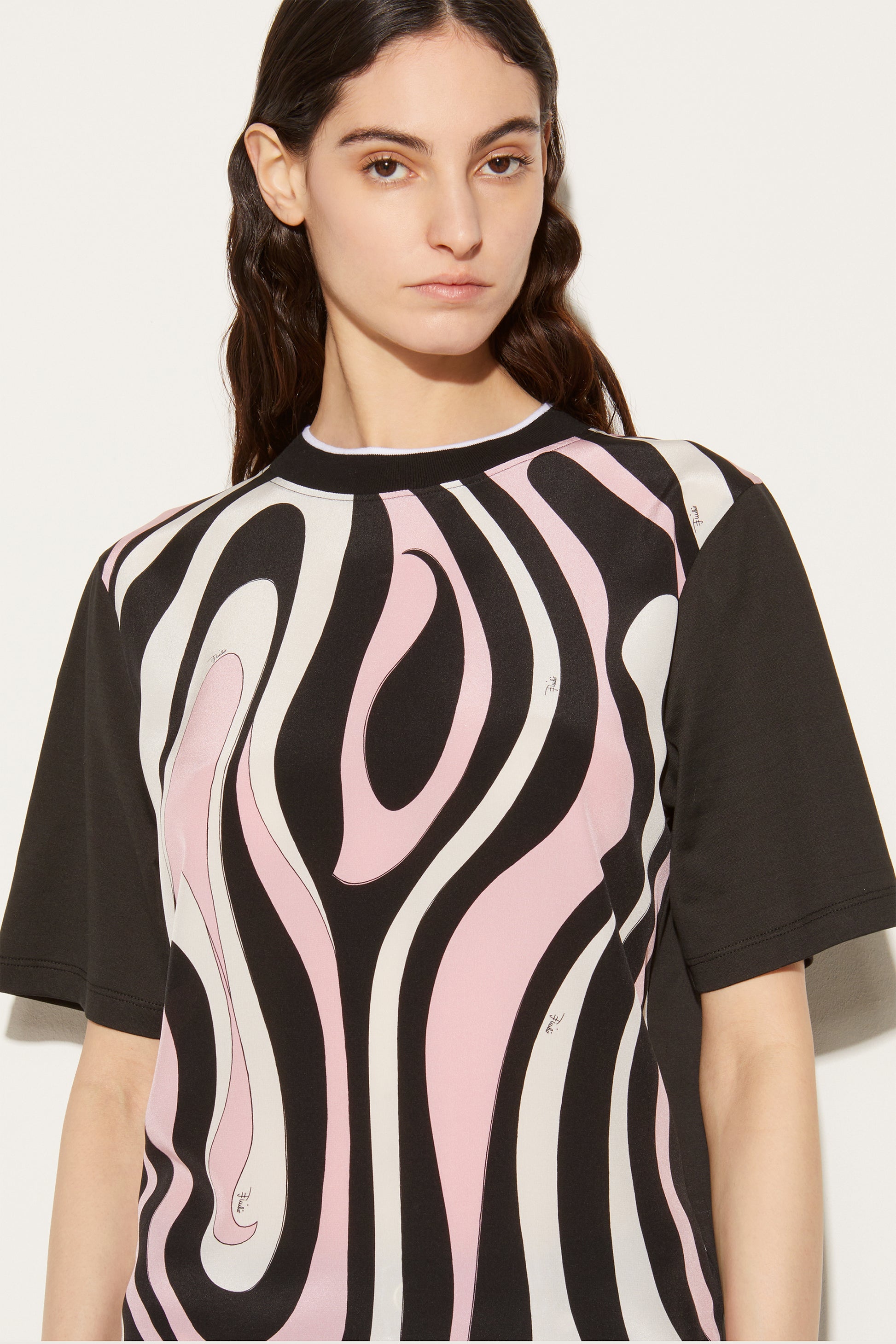 Marmo-Print T-Shirt View 5 - Pucci