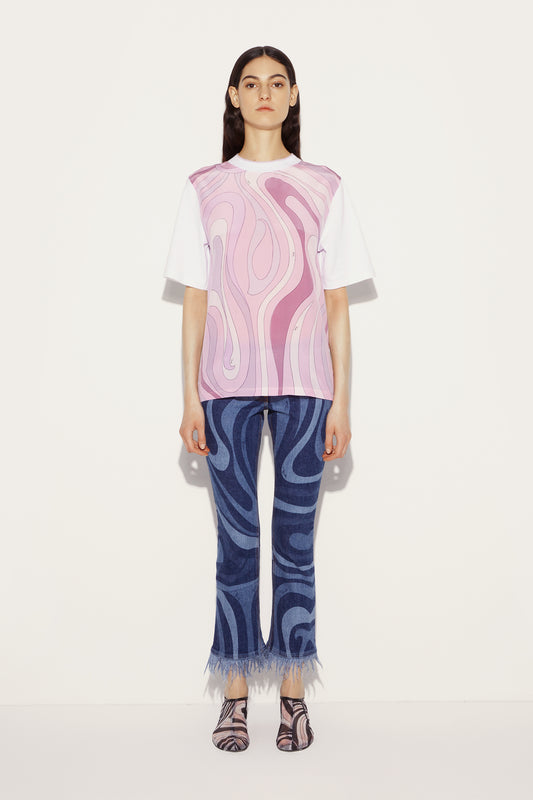 Marmo-Print T-Shirt View 2 - Pucci