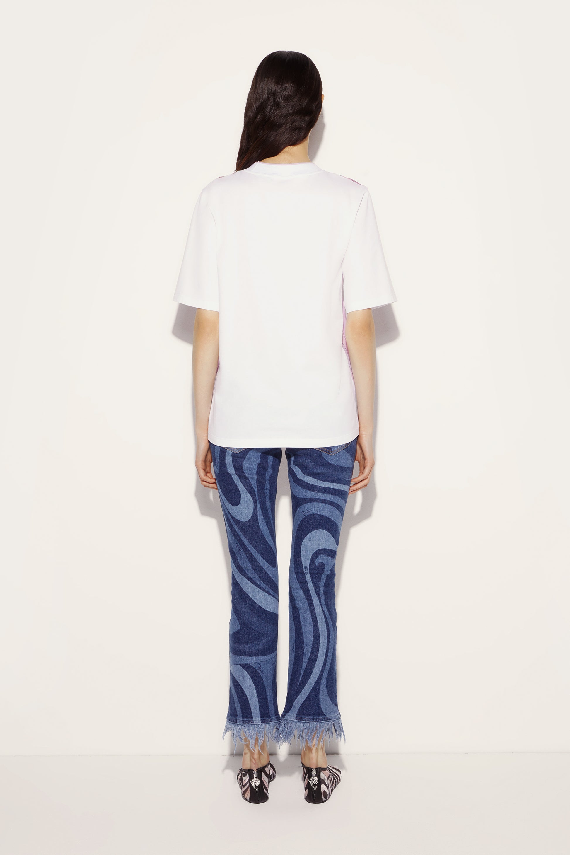 Marmo-Print T-Shirt View 4 - Pucci