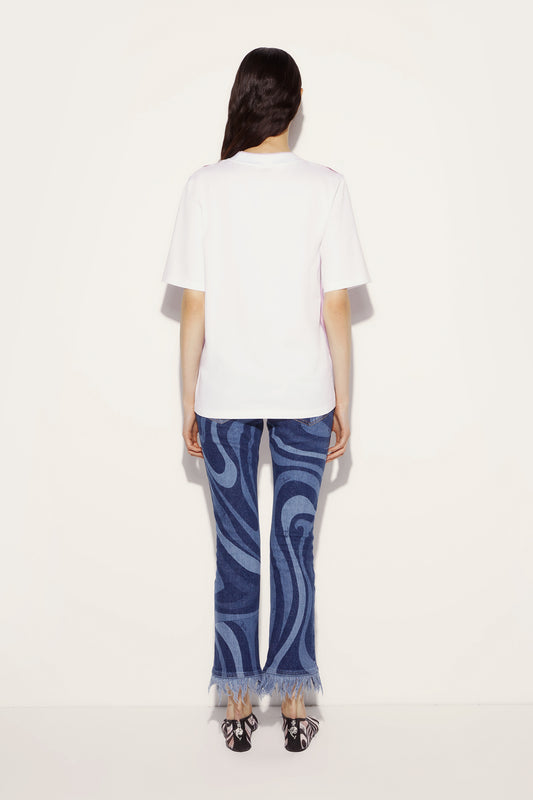 Marmo-Print T-Shirt View 4 - Pucci