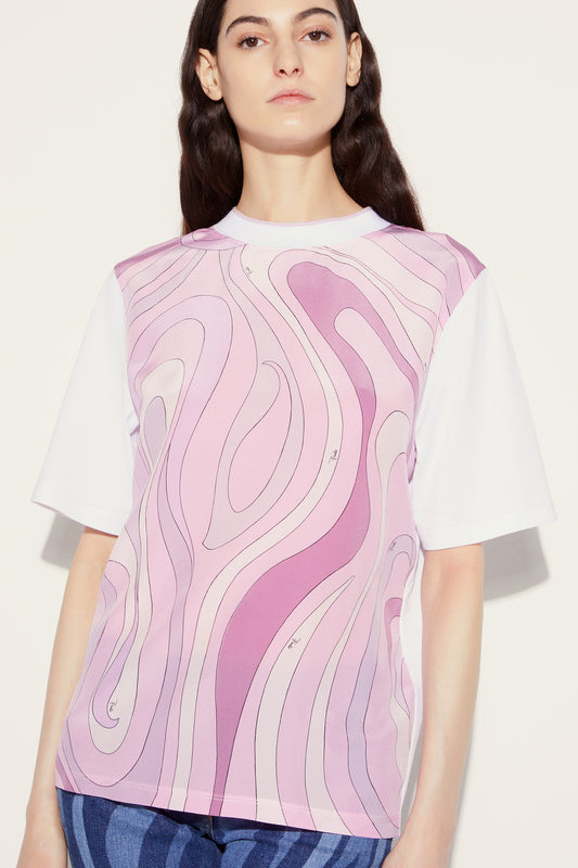 Marmo-Print T-Shirt View 5 - Pucci