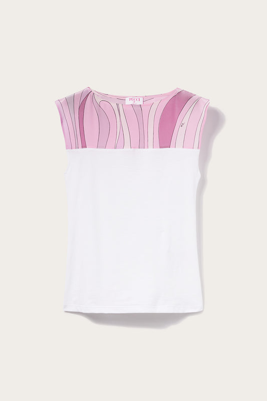 Marmo-Print T-Shirt View 1 - Pucci