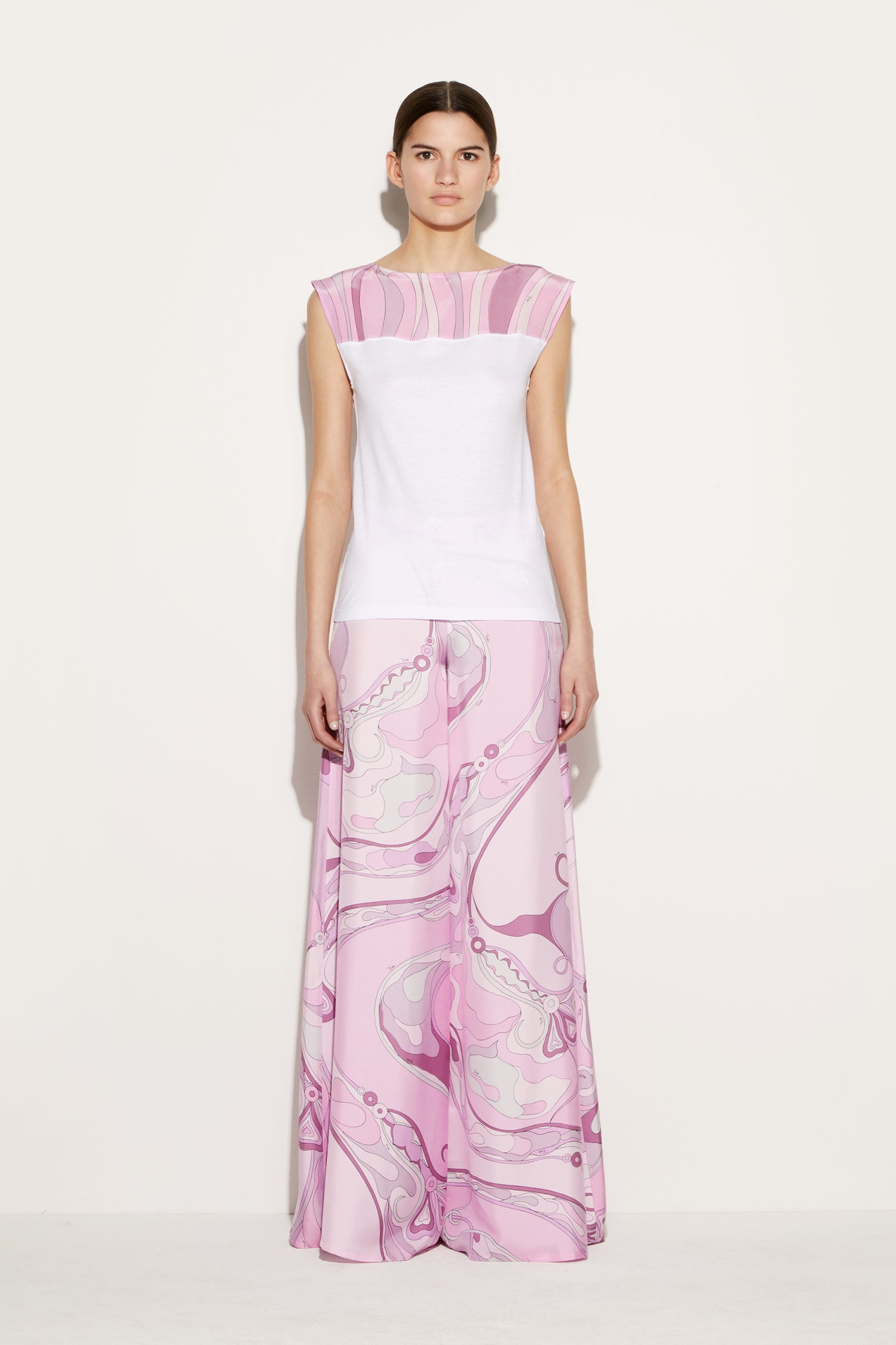 Marmo-Print T-Shirt View 2 - Pucci