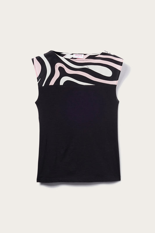 Marmo-Print T-Shirt View 1 - Pucci