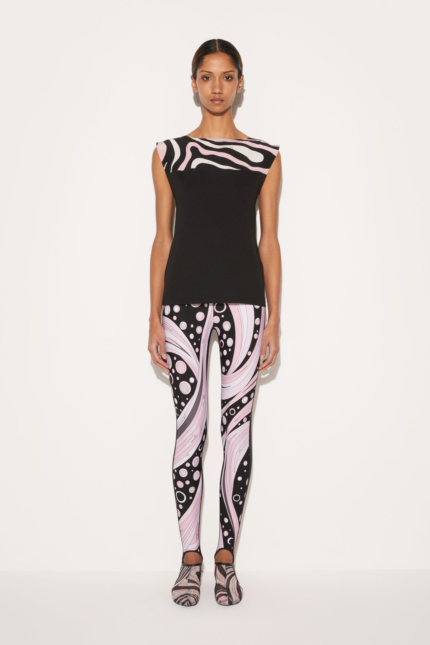 Marmo-Print T-Shirt View 2 - Pucci