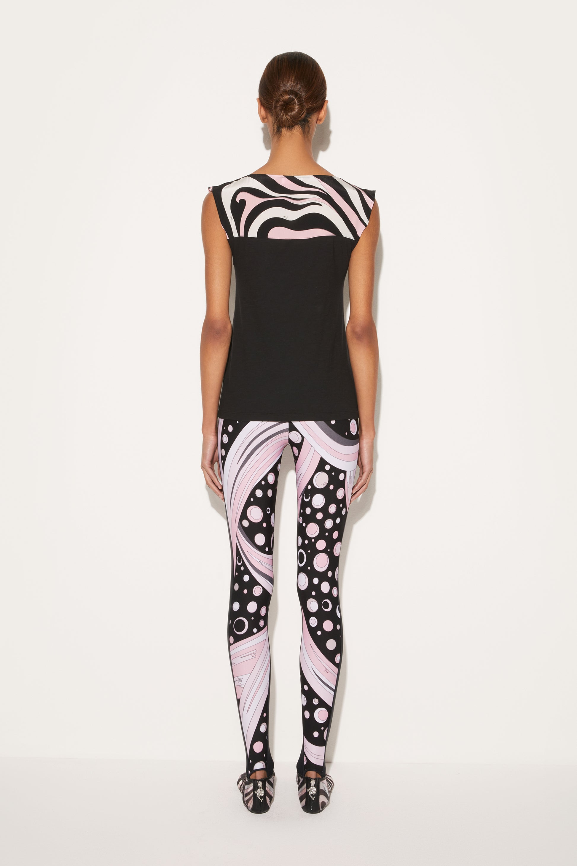 Marmo-Print T-Shirt View 4 - Pucci