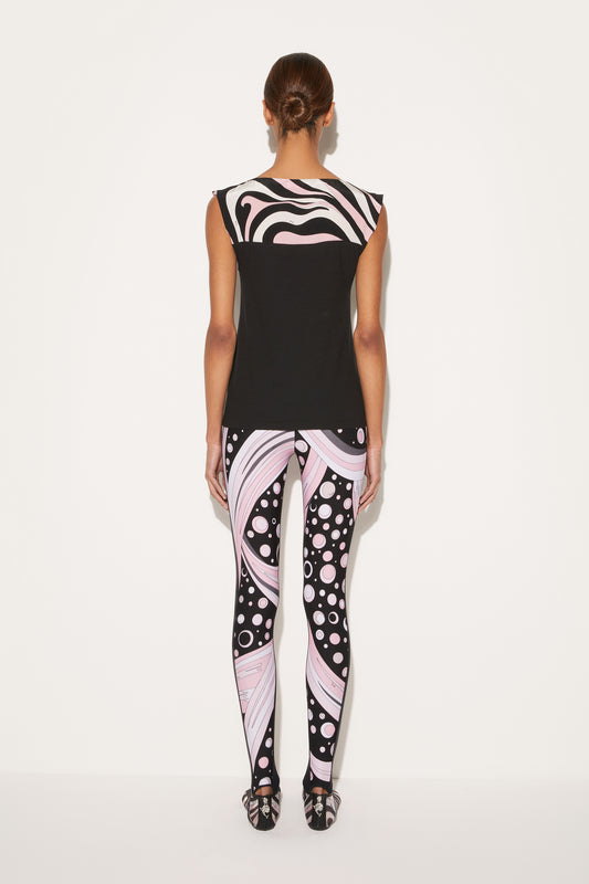 Marmo-Print T-Shirt View 4 - Pucci