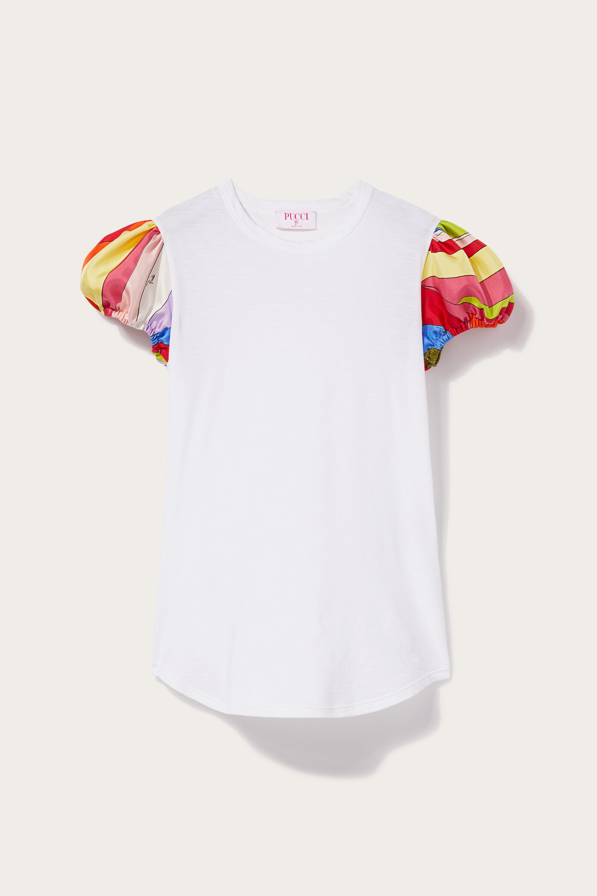 T-Shirt with Iride-Print Detail View 1 - Pucci