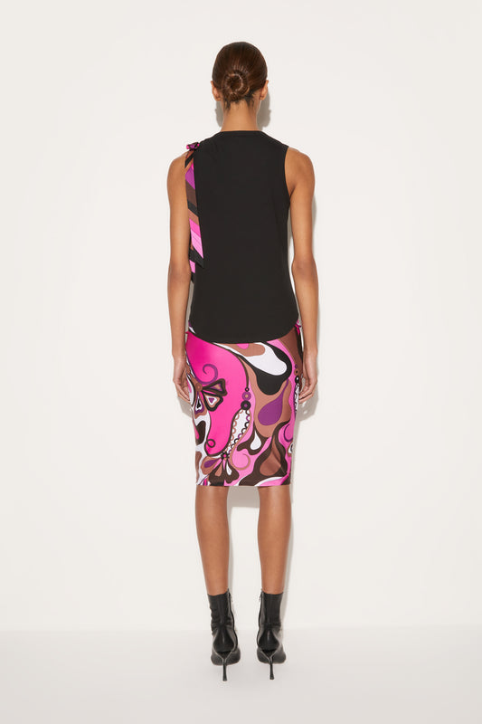 Bow-Embellished Cotton Top View 4 - Pucci