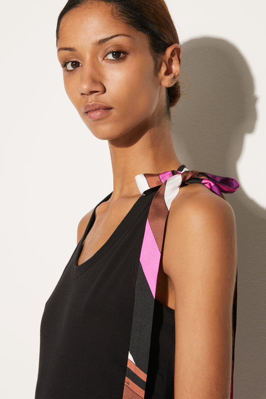 Bow-Embellished Cotton Top View 5 - Pucci