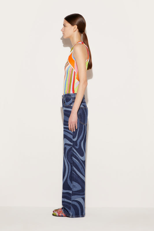 Iride-Print Tank Top View 3 - Pucci