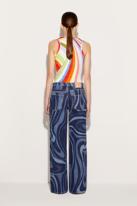 Iride-Print Tank Top View 4 - Pucci