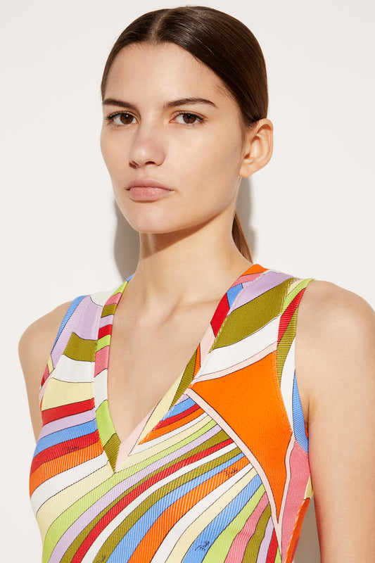 Iride-Print Tank Top View 5 - Pucci