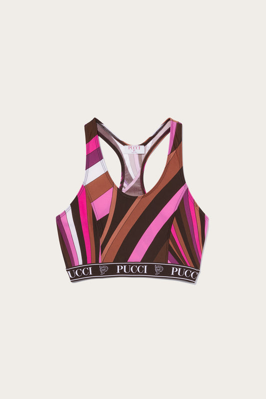 Iride-Print Crop Top View 1 - Pucci