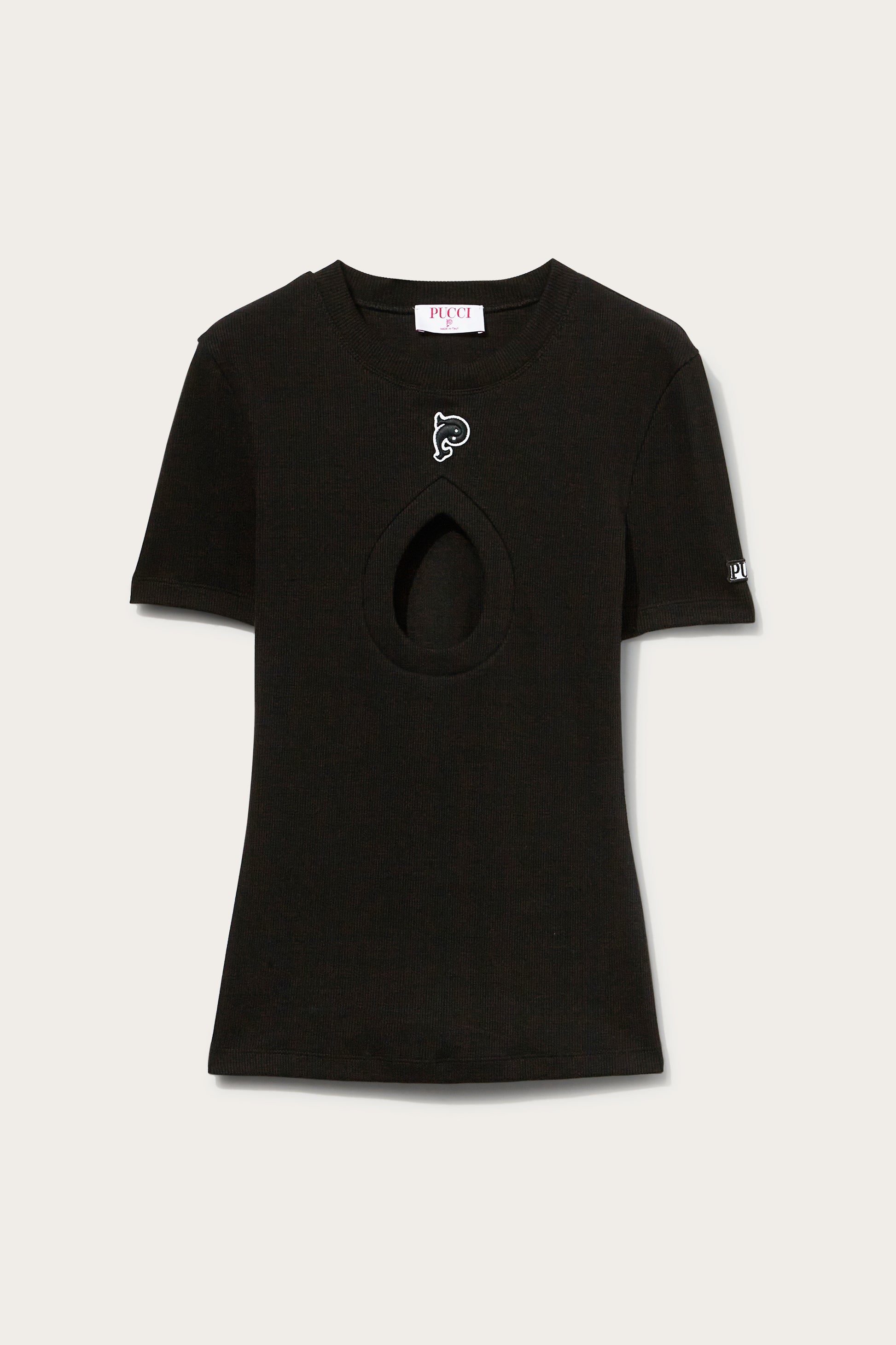 Cut-Out T-Shirt View 1 - Pucci