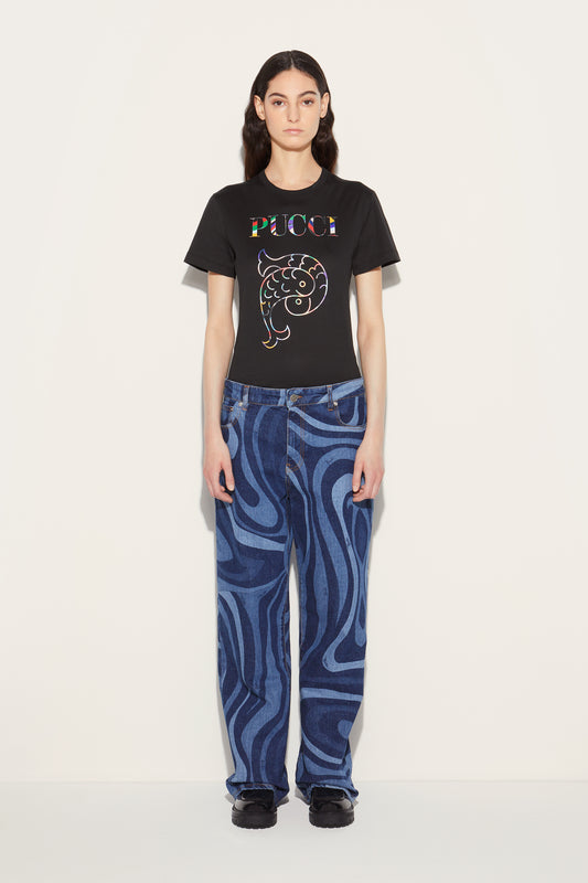 T-shirt con logo