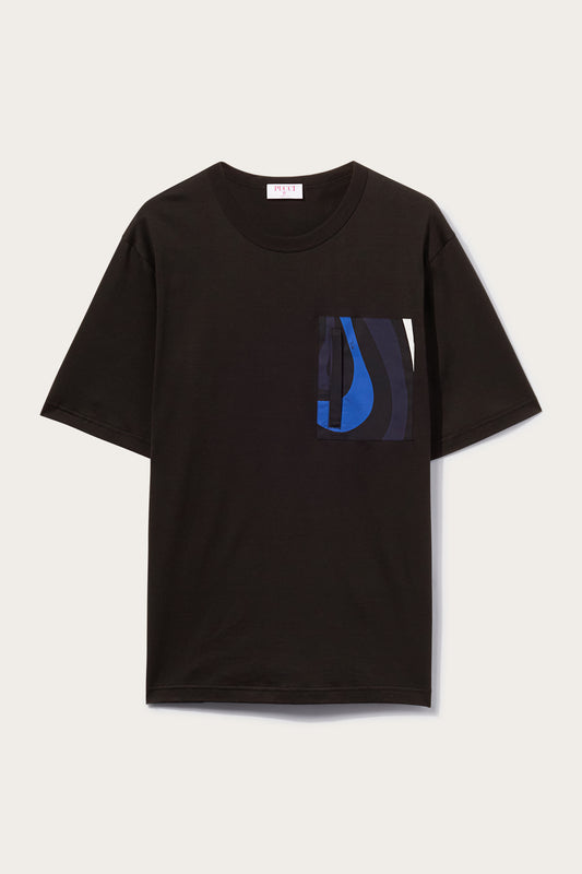 Marmo-Print Cotton T-Shirt View 1 - Pucci