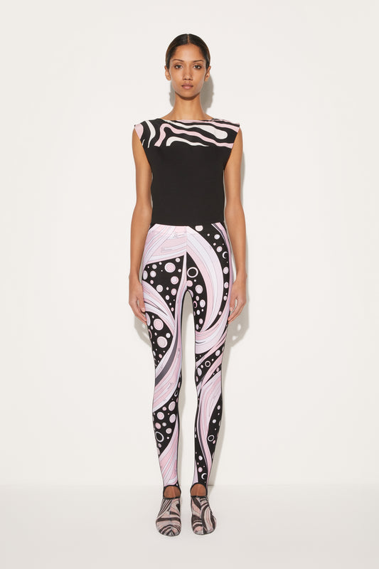 Fontane-Print Stirrup Leggings View 2 - Pucci