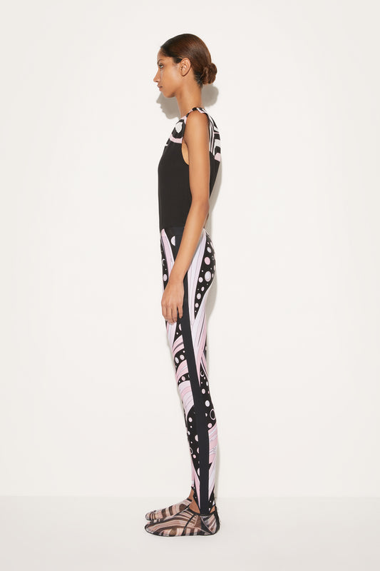 Fontane-Print Stirrup Leggings View 3 - Pucci