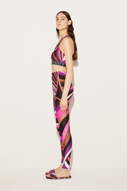 Iride-Print Leggings View 3 - Pucci