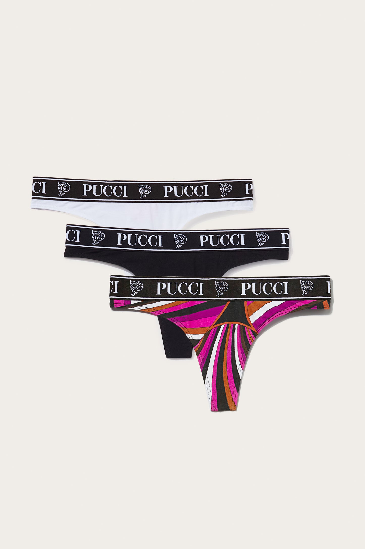 3 Pack Thong View 1 - Pucci