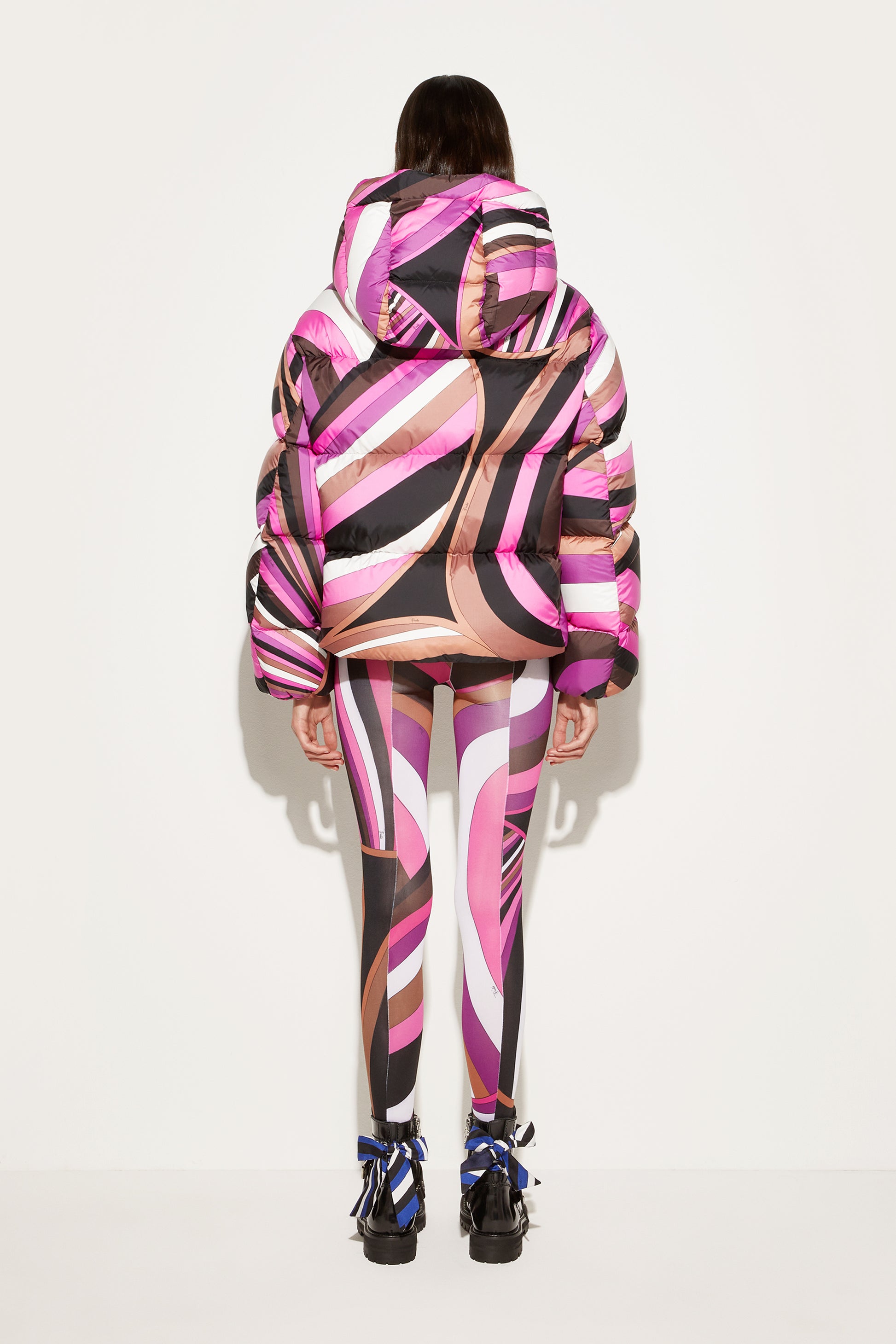 Iride-Print Padded Jacket View 4 - Pucci