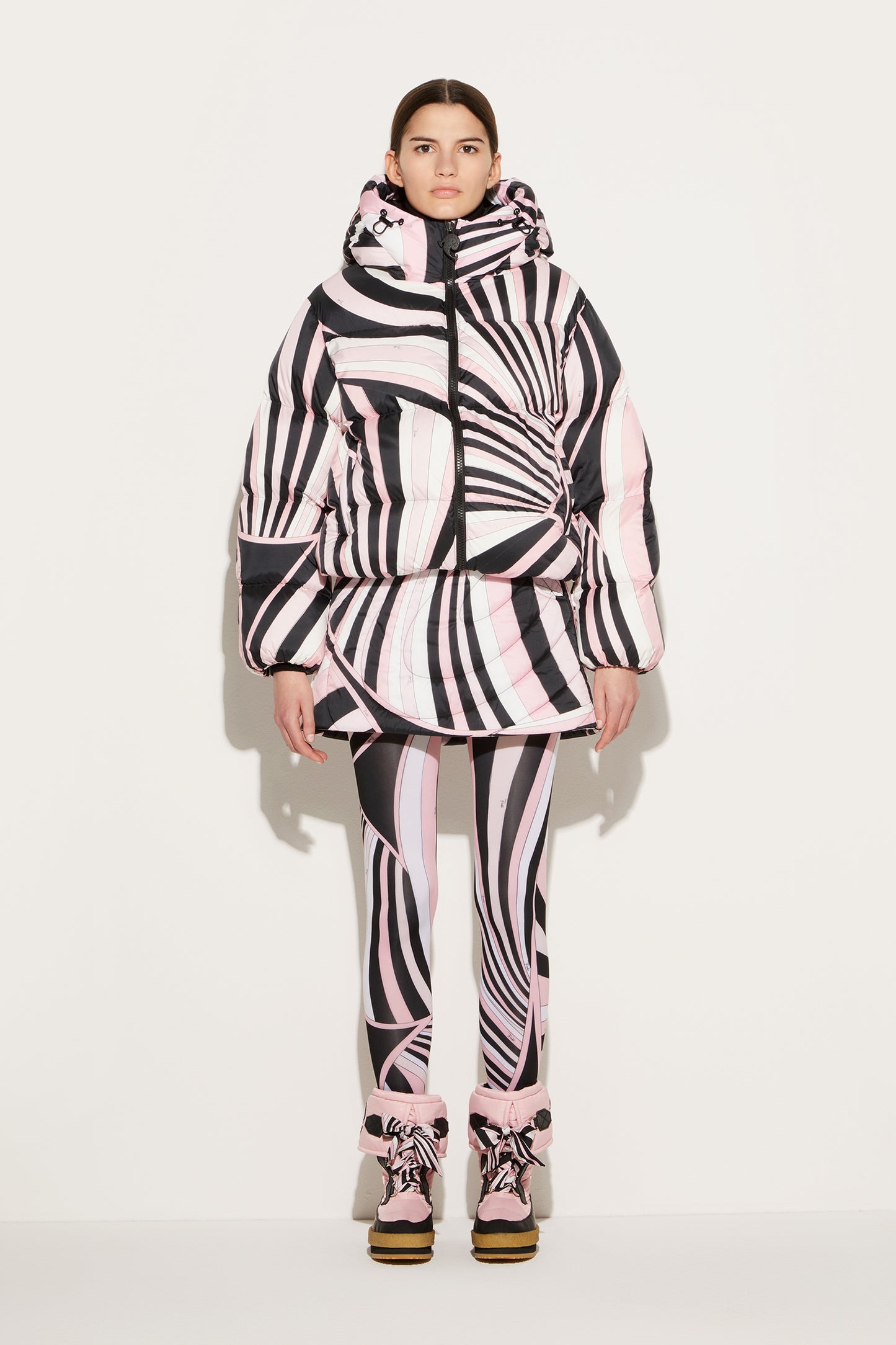 Iride-Print Padded Jacket View 2 - Pucci